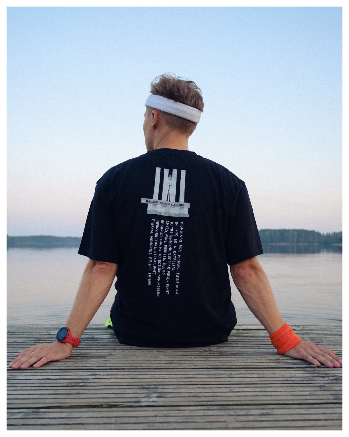 Unisex marškinėliai „Visaginas Legacy“ (juodi)